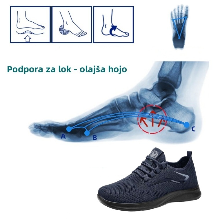 【🎁Danes 50 % popusta - ne zamudite】 Ergonomsko oblikovani ortopedski čevlji - lajšanje bolečin v sklepih👞 Zmanjša pritisk pri hoji