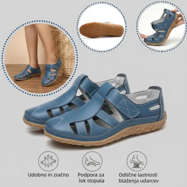 🔥50 % popust danes - ne zamudite priložnosti! Poletni ortopedski sandali, ergonomsko oblikovani ✅ Lajšajo bolečine v stopalih, nedrseči in zračni, nastavljivi Velcro ✅