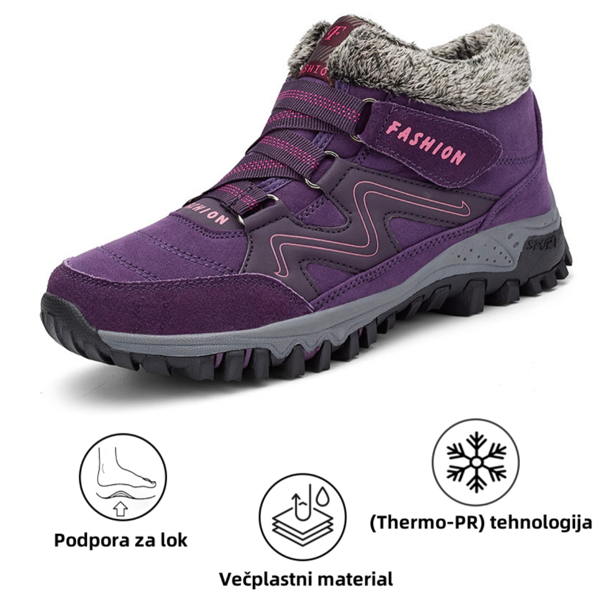🎁Zgodnja zimska predprodaja - 50% popust - Moški in ženski zimski topli škornji za sneg🥾 - Ergonomska oblika