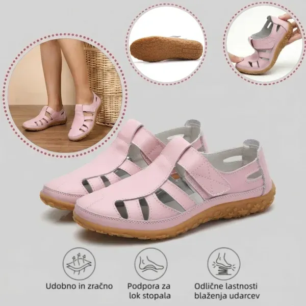 🔥50 % popust danes - ne zamudite priložnosti! Poletni ortopedski sandali, ergonomsko oblikovani ✅ Lajšajo bolečine v stopalih, nedrseči in zračni, nastavljivi Velcro ✅