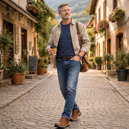 🎁Zadnji dan za 50 % popust, ne zamudite! ⏰Izdelano iz italijanskega telečjega usnja 🐂Opora za stopala - lajša bolečine v stopalih ✅Vodoodporno in nedrseče, udobno za hojo.