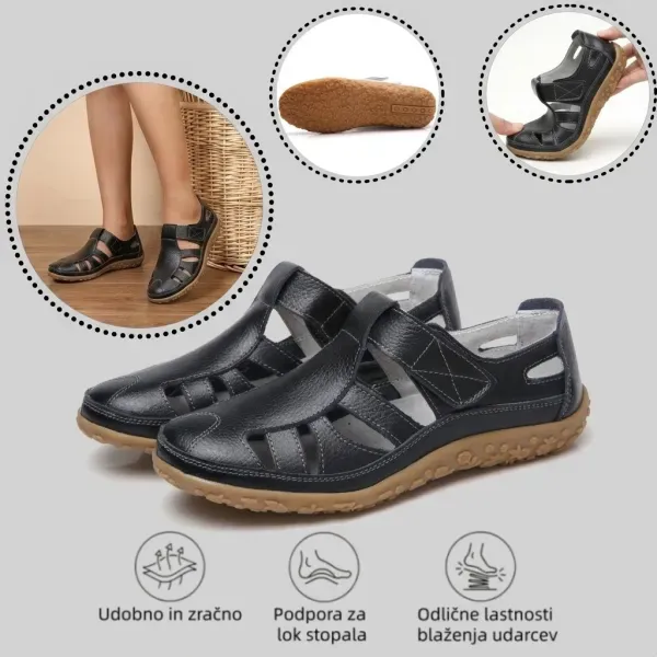 🔥50 % popust danes - ne zamudite priložnosti! Poletni ortopedski sandali, ergonomsko oblikovani ✅ Lajšajo bolečine v stopalih, nedrseči in zračni, nastavljivi Velcro ✅