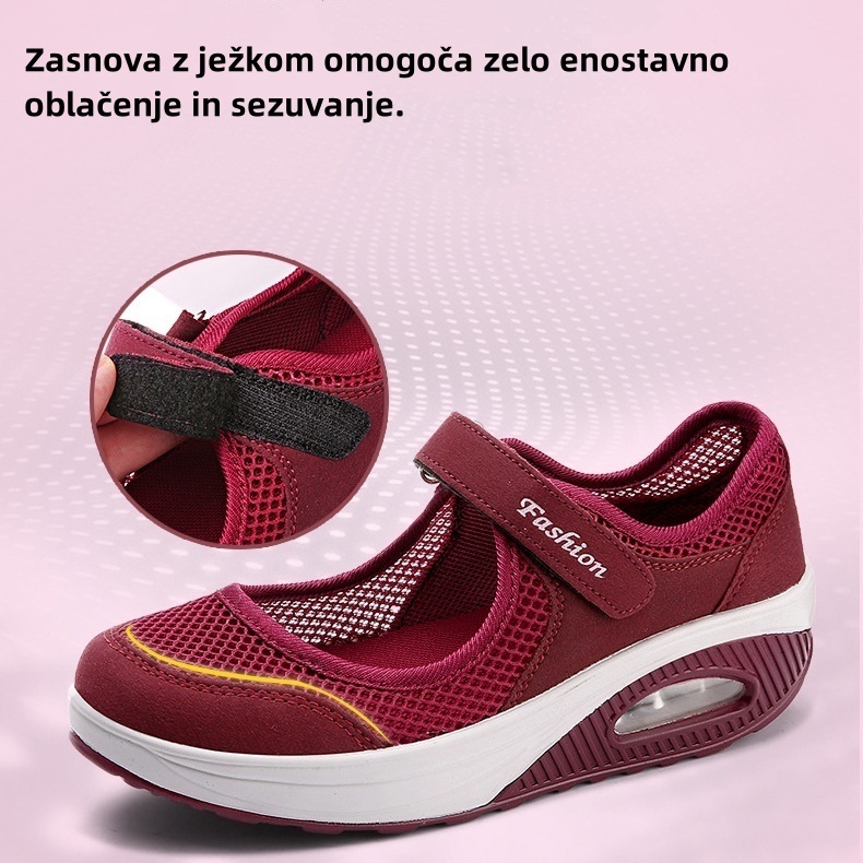 [🔥Današnja polovična cena - ne zamudite] Ženski zračni ortopedski čevlji, učinkovito blaženje udarcev - s 168 patenti za obutev 👞 olajšajo hojo