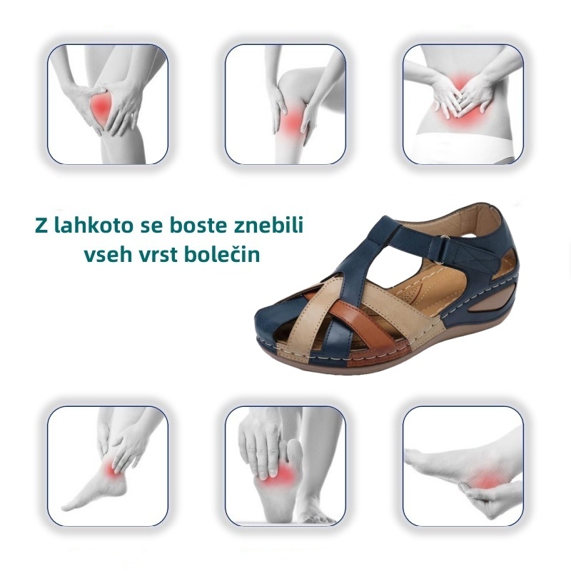 [🎁Danes za polovično ceno - ne zamudite] Ergonomsko oblikovani ortopedski sandali - hoja brez bolečin 👞 poskrbijo za udobnejšo hojo