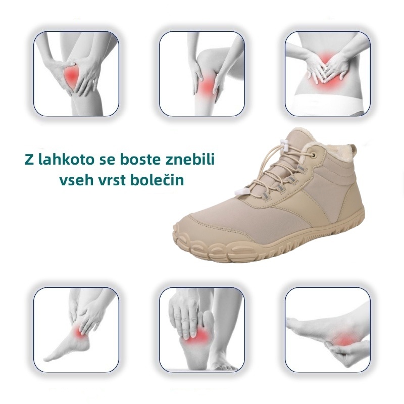 【🔥Danes 50 % popust - ne zamudite】Ergonomsko oblikovani ortopedski čevlji - lajšanje bolečin + plišasta toplota 👞