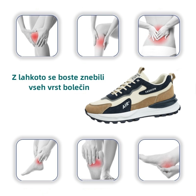 [🔥Danes po polovični ceni - ne zamudite] Ergonomsko oblikovani ortopedski čevlji z zasnovo opore za lok👞Enostavno odpravite bolečine v stopalih