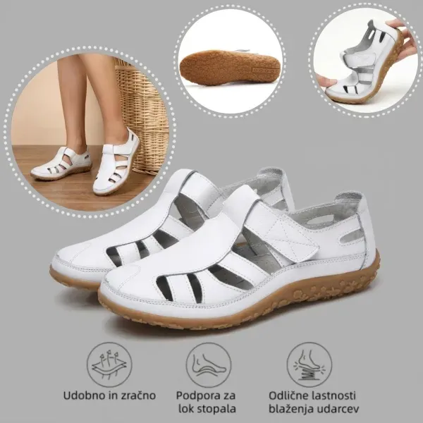 🔥50 % popust danes - ne zamudite priložnosti! Poletni ortopedski sandali, ergonomsko oblikovani ✅ Lajšajo bolečine v stopalih, nedrseči in zračni, nastavljivi Velcro ✅