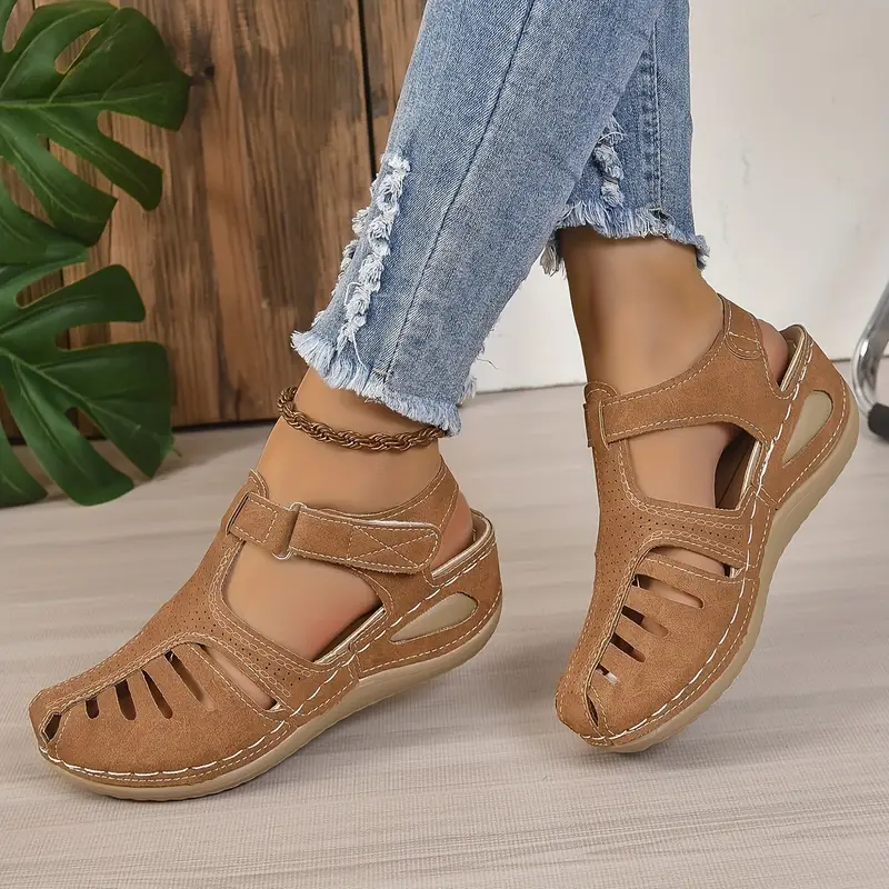 ⏰ Danes 50 % popust - zračni ortopedski sandali na klin za poletje - udobna in neboleča hoja