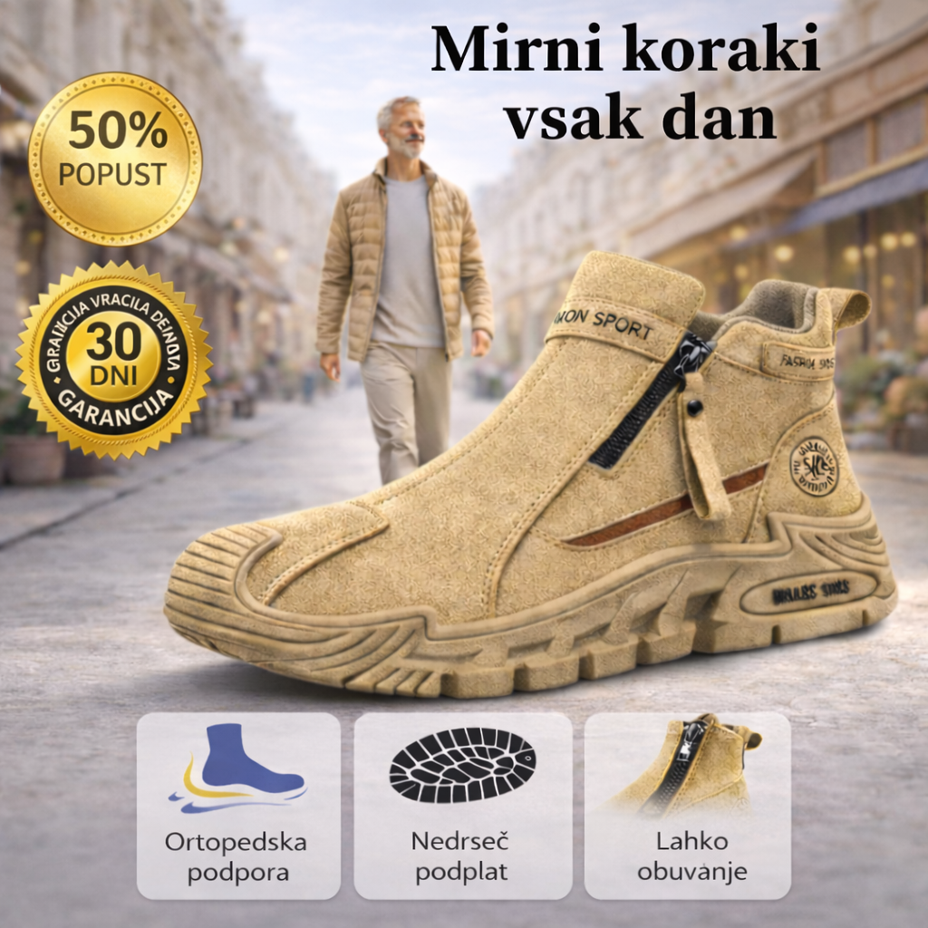 🔥 50 % popusta danes – ne zamudite! Holious® 🐂 Italijanski ročno izdelani ortopedski čevlji ✅ Lajšajo bolečine v stopalih