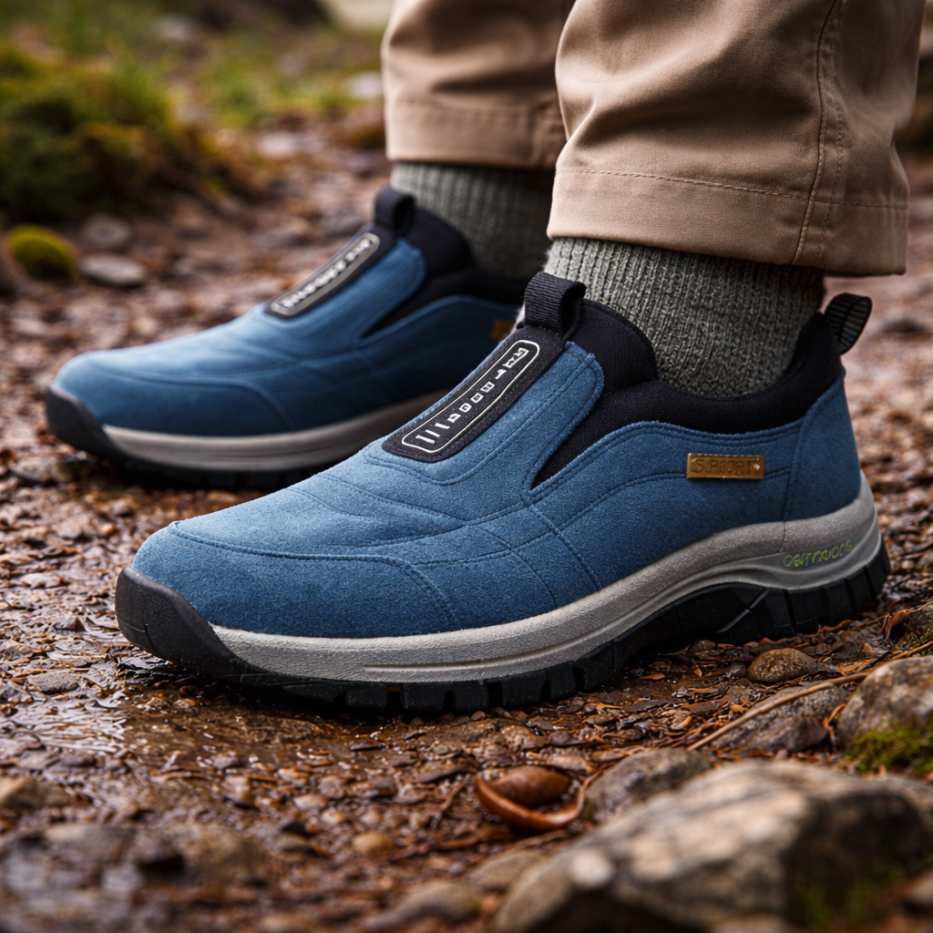 🔴Visokokakovostni čevlji iz semiša🦶Blajšajo bolečine v stopalih in plantarni fasciitis - Vodoodporni in nedrseči✅Celoten izbor velikosti