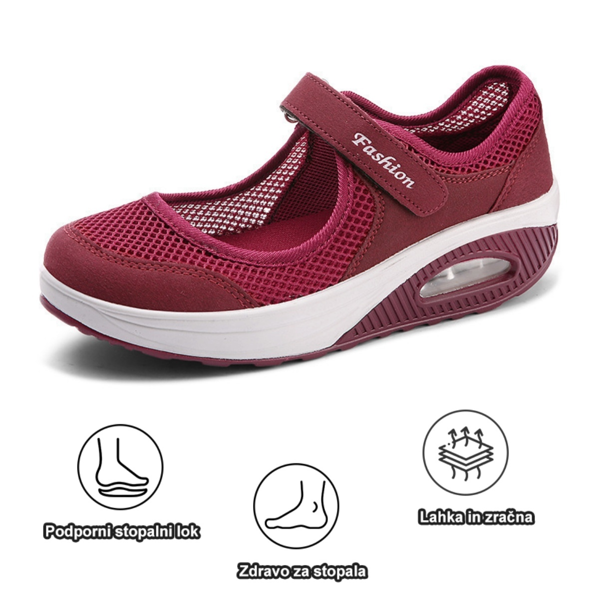 [🔥Današnja polovična cena - ne zamudite] Ženski zračni ortopedski čevlji, učinkovito blaženje udarcev - s 168 patenti za obutev 👞 olajšajo hojo