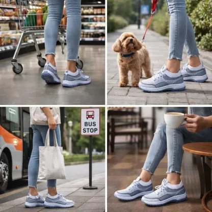 🔥70 % popusta danes - Ne zamudite! ⏰ Ergonomsko oblikovani ortopedski čevlji - zasnova za podporo stopalnega loka 👞 Preprosto lajšanje bolečin v stopalih