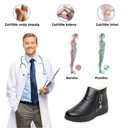 (🔥50% popust danes - ne zamudite te priložnosti) ⏰ - Mehki in udobni, originalni volneni ženski usnjeni čevlji (opora za lok - olajša hojo)