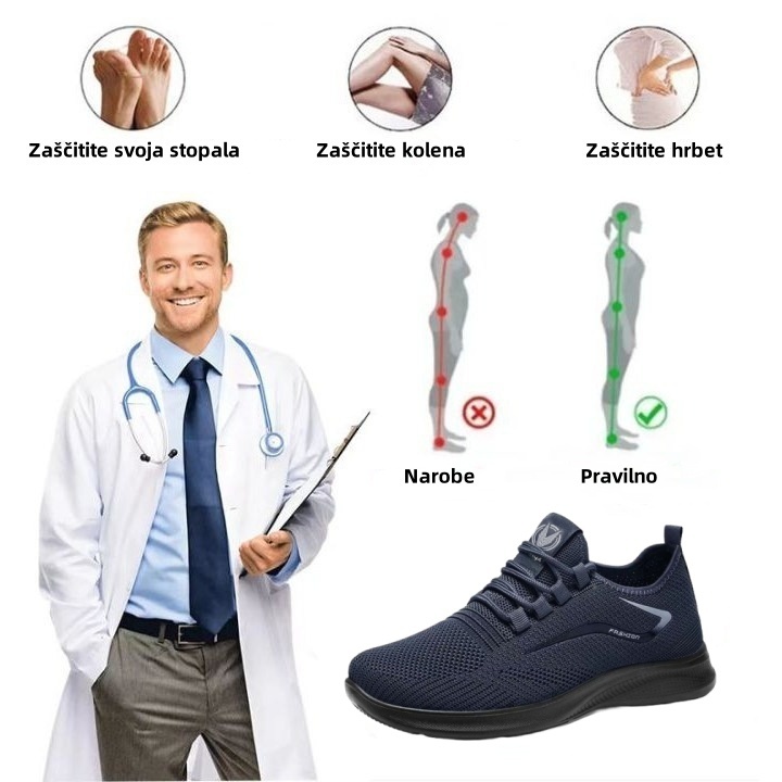 【🎁Danes 50 % popusta - ne zamudite】 Ergonomsko oblikovani ortopedski čevlji - lajšanje bolečin v sklepih👞 Zmanjša pritisk pri hoji