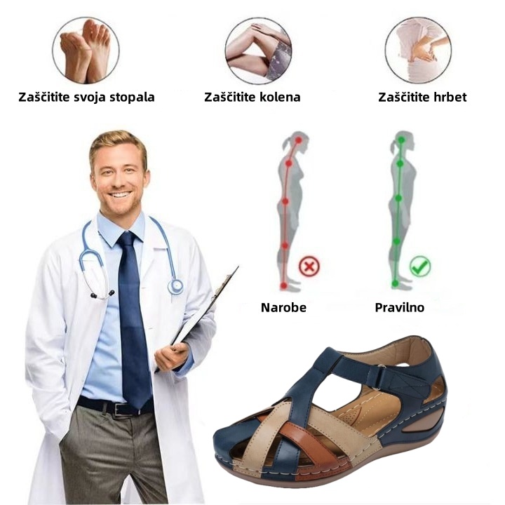 [🎁Danes za polovično ceno - ne zamudite] Ergonomsko oblikovani ortopedski sandali - hoja brez bolečin 👞 poskrbijo za udobnejšo hojo