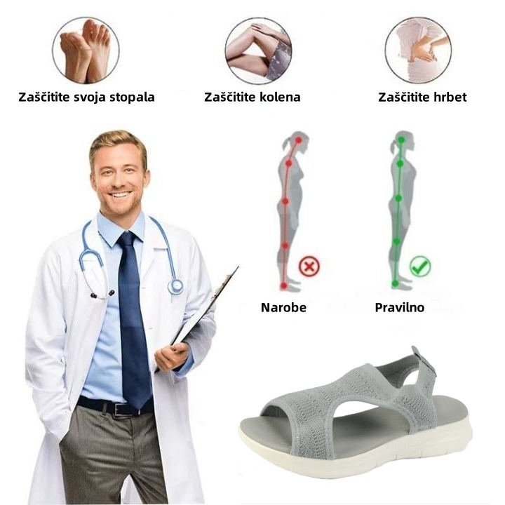 [🎁Danes za polovično ceno - ne zamudite] Ergonomsko oblikovani ortopedski sandali - hoja brez bolečin 👞 poskrbijo za udobnejšo hojo