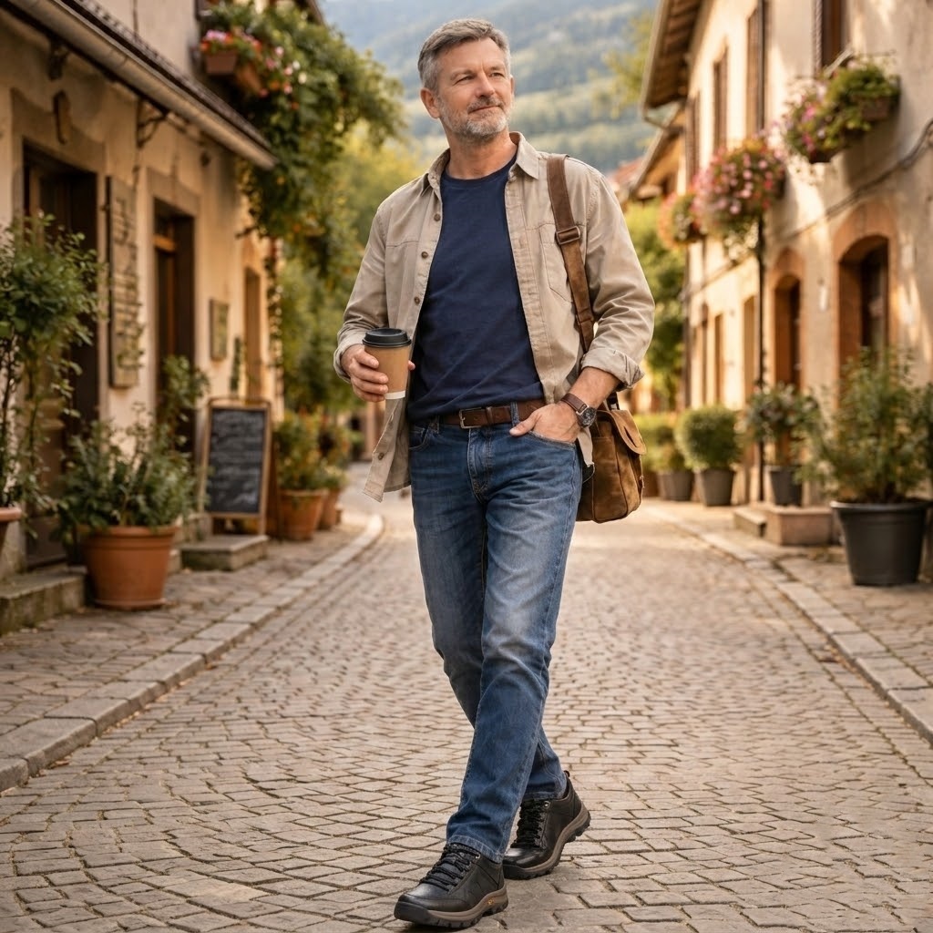 🎁Zadnji dan za 50 % popust, ne zamudite! ⏰Izdelano iz italijanskega telečjega usnja 🐂Opora za stopala - lajša bolečine v stopalih ✅Vodoodporno in nedrseče, udobno za hojo.