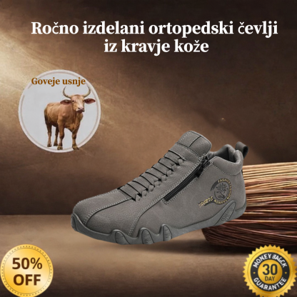 🎁Zadnji dan za 50 % popust, ne zamudite!⏰Izdelano iz avstralske telečje kože🐂Opora za stopala - lajša bolečine v stopalih✅Vodoodporno in nedrseče, udobno za hojo.