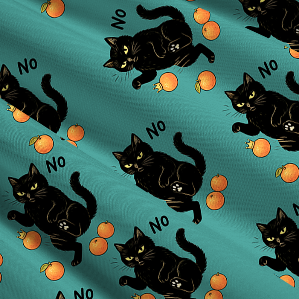 No Kings Black Cat Maxi Skirt