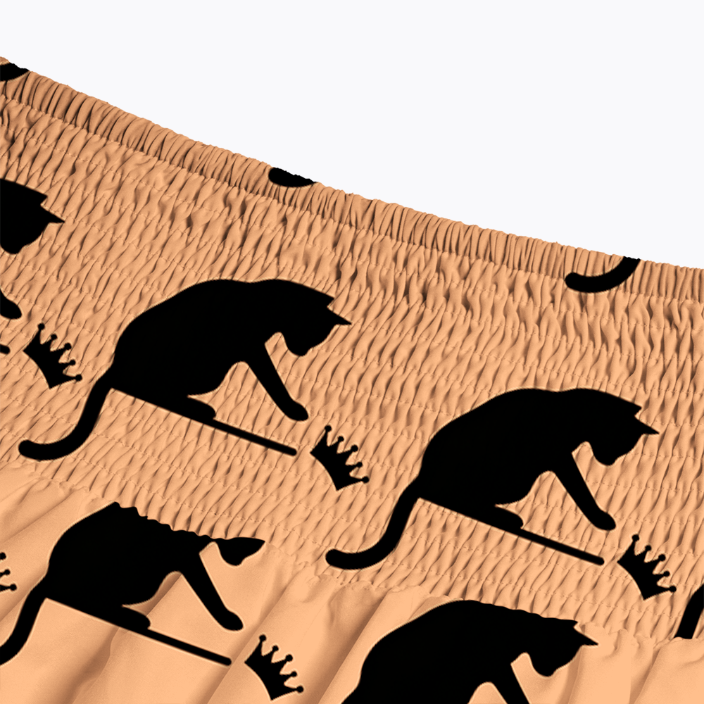 No Kings Cat Funny Maxi Skirt