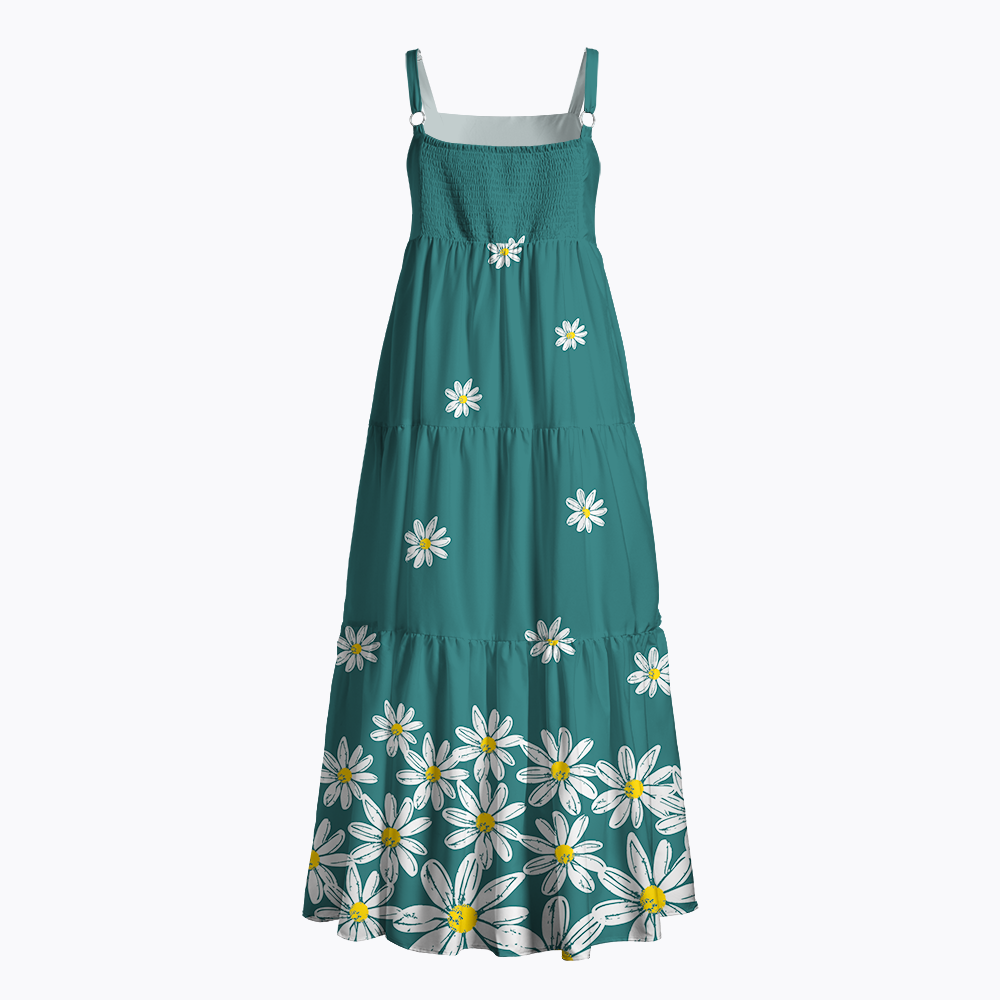 Floral Daisy Maxi Dress