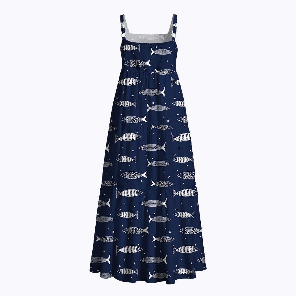 Sardine Resistance Maxi Dress
