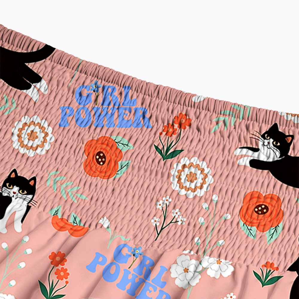 Girl Power Black Cat Black Cat Maxi Skirt