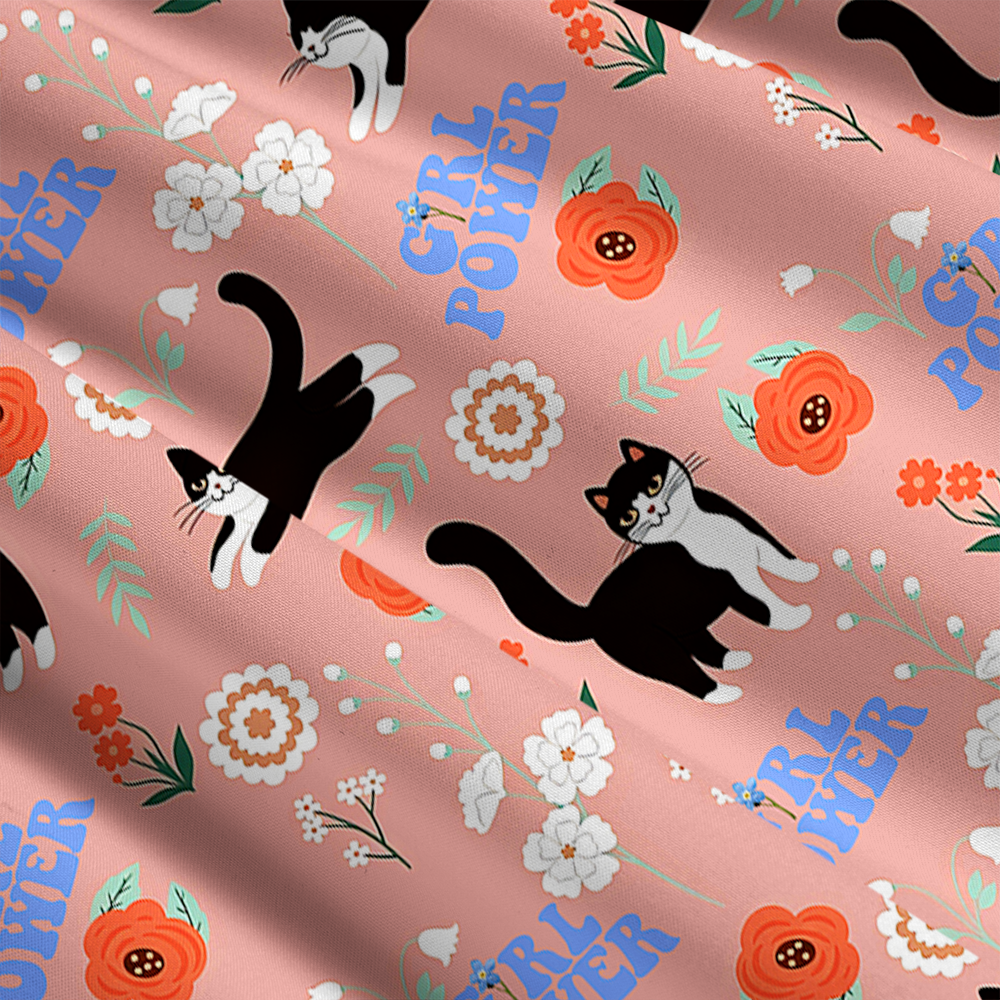 Girl Power Black Cat Black Cat Maxi Skirt