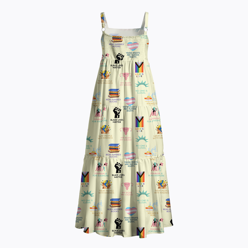 Big Fan Of Human Rights Equality Maxi Dress