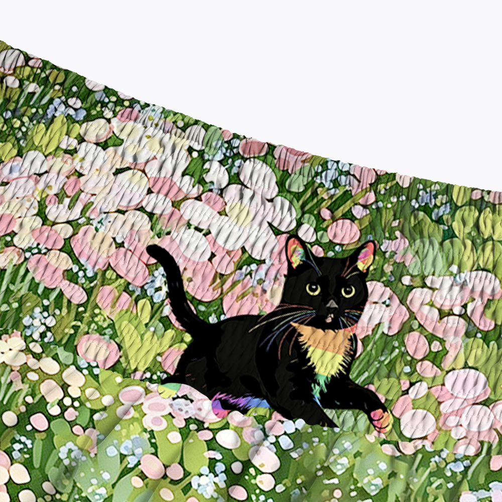 LGBTQ Pride Tuxedo Cat Maxi Skirt
