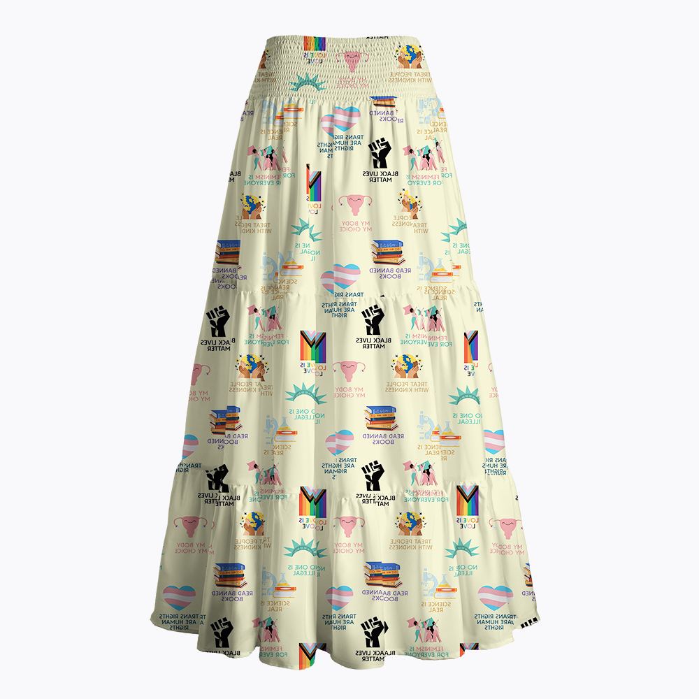 Big Fan Of Human Rights Equality Maxi Skirt