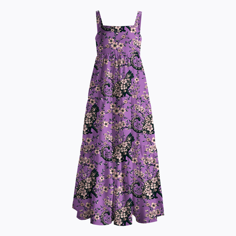 Cat Lover Subtle Maxi Dress