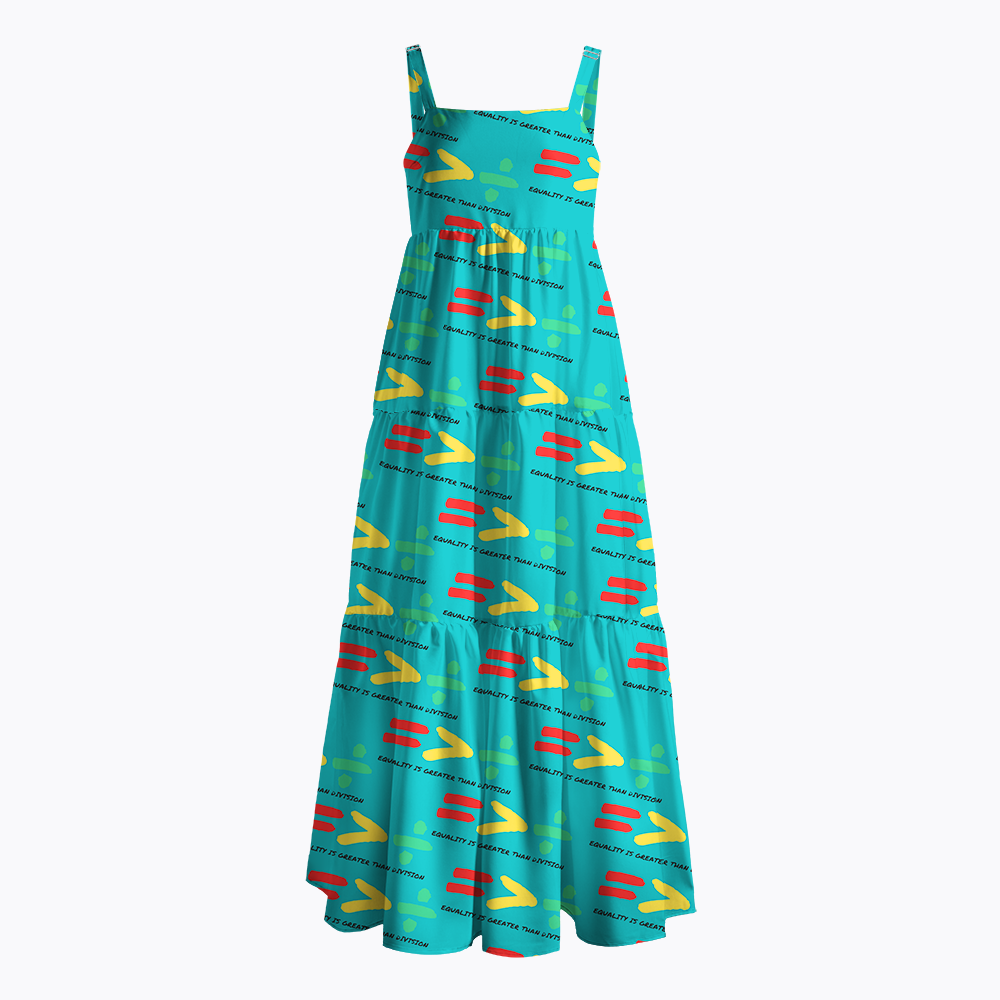 Equality is Greater Than Division Human Rights Maxi Dress