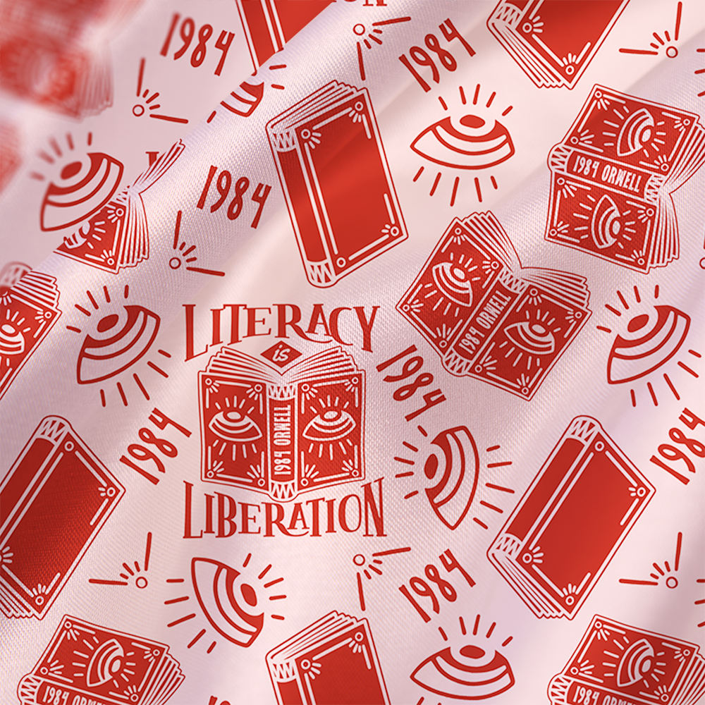 Literacy is Liberation Satin Cross Back Mini Dresses