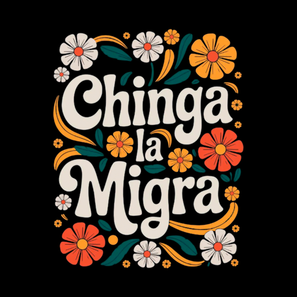 Chinga La Migra Washed T-Shirt