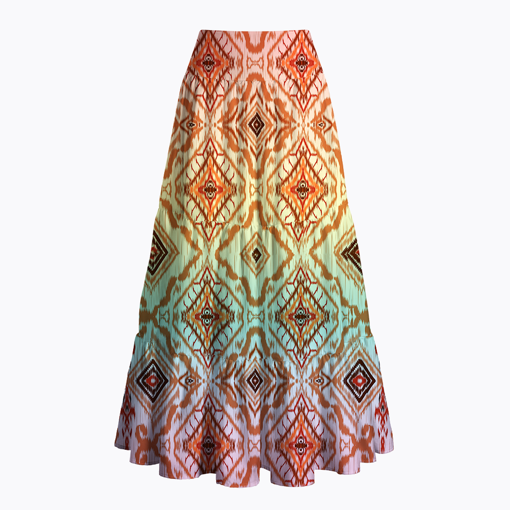 Multicultural Boho LGBTQ Maxi Skirt