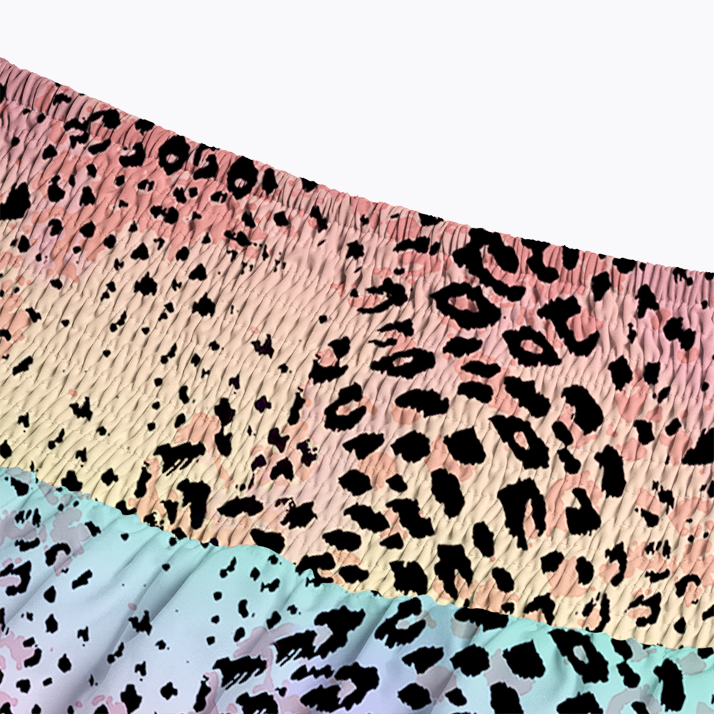Pastel Rainbow Leopard Pride LGBTQ+ Maxi Skirt