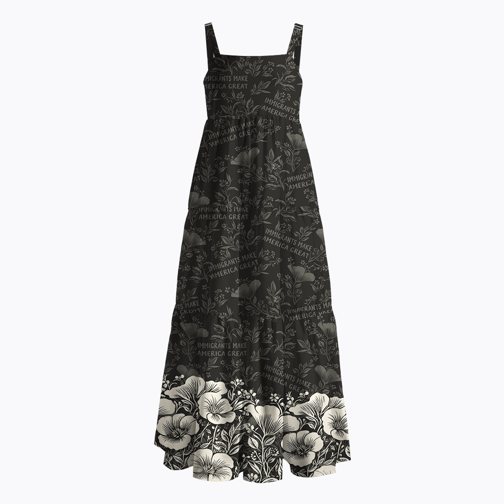 Immigrants Make America Great Maxi Dress