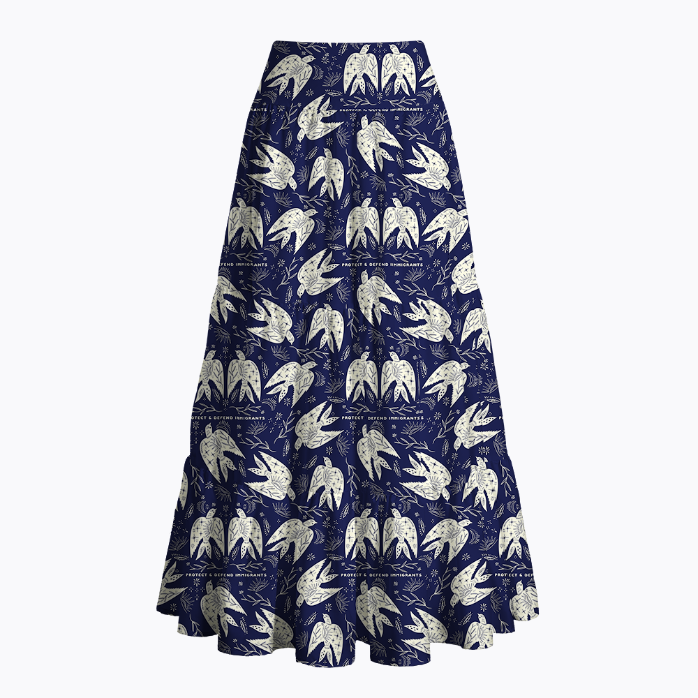 Protect and Defend Immigrants Maxi Skirt