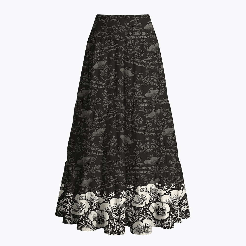 Immigrants Make America Great Maxi Skirt