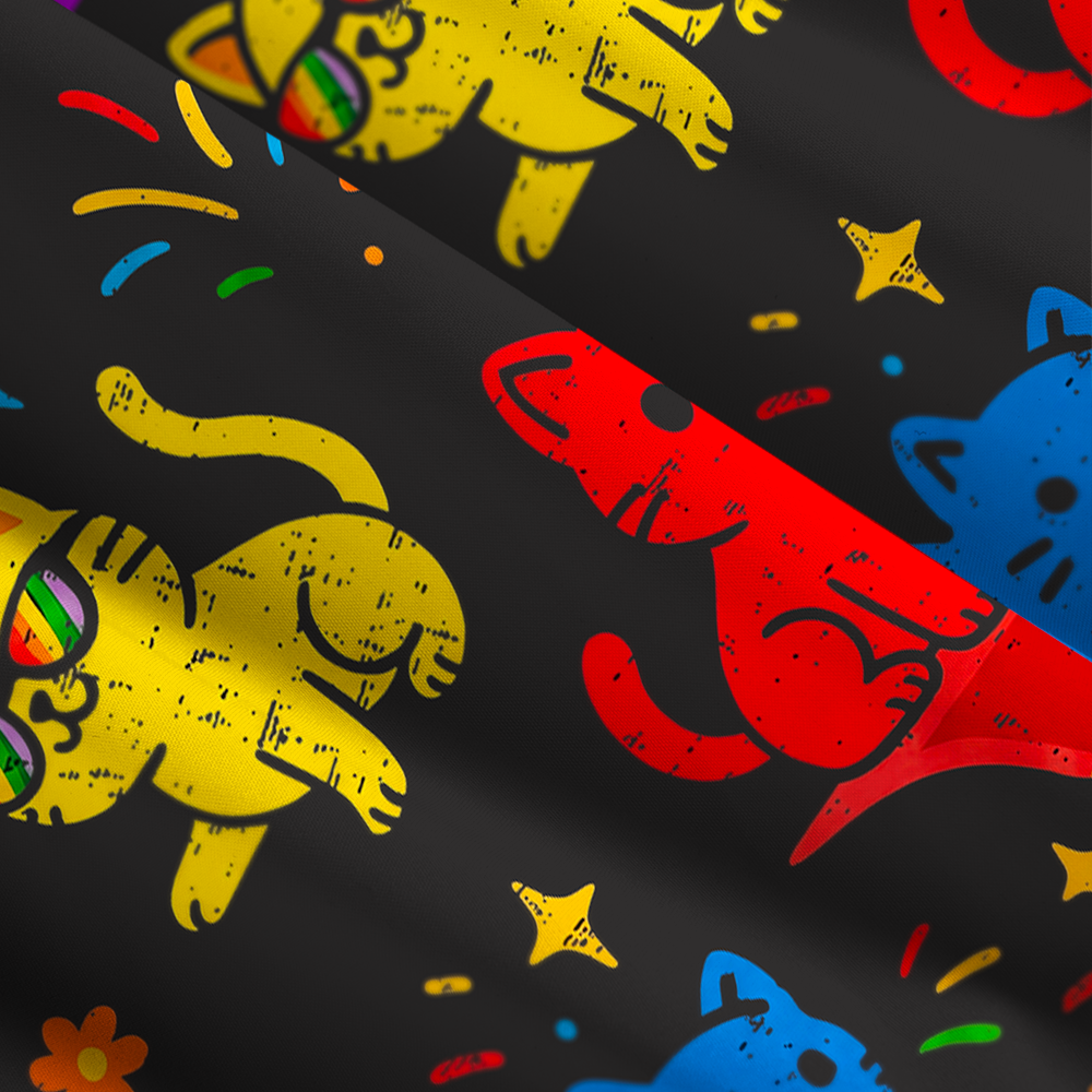 Gay Pride Kawaii Cat Maxi Dress