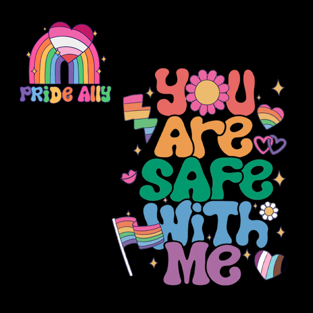 You Are Safe With Me Pride Ally Classic T-Shirt