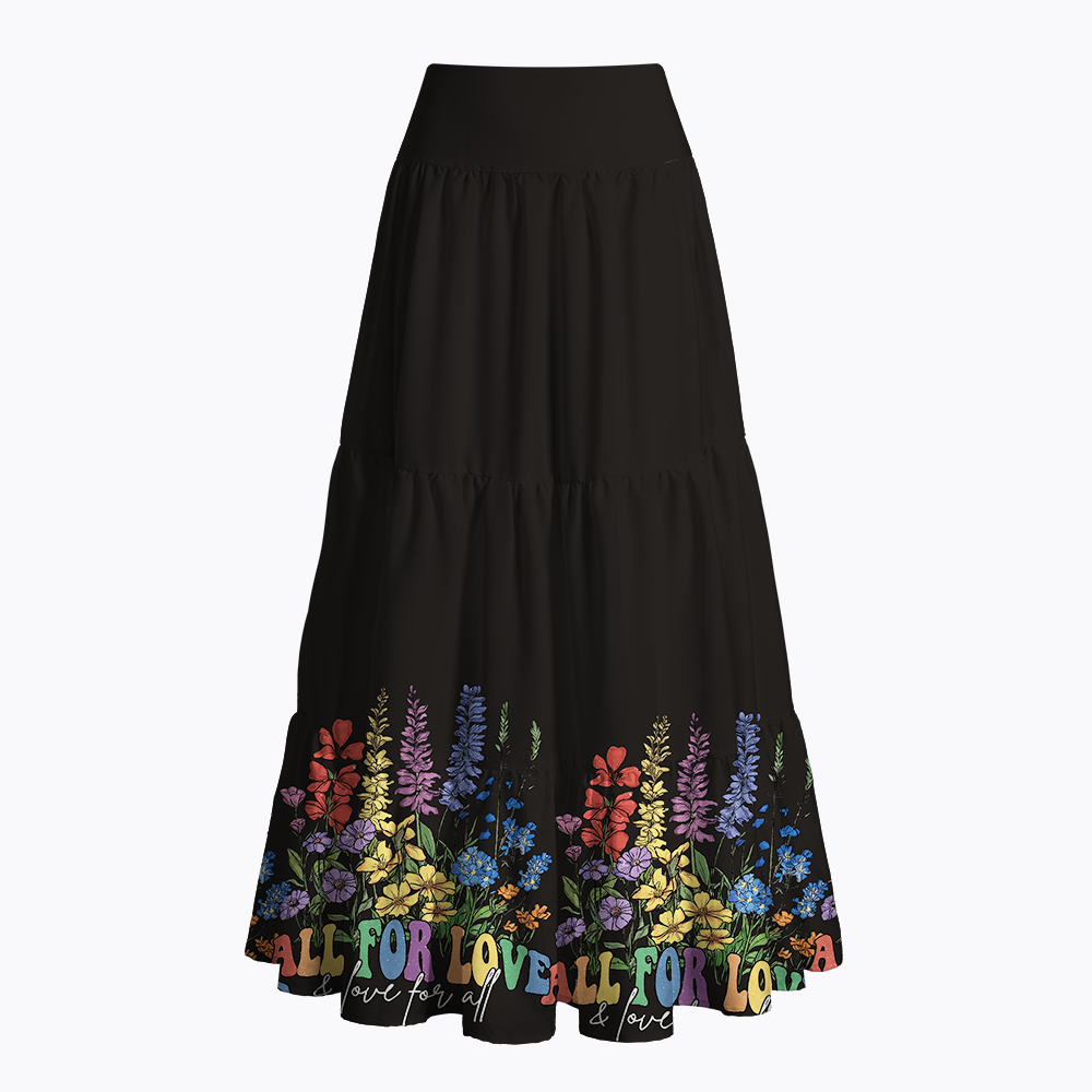 All For Love Pride Month Maxi Skirt