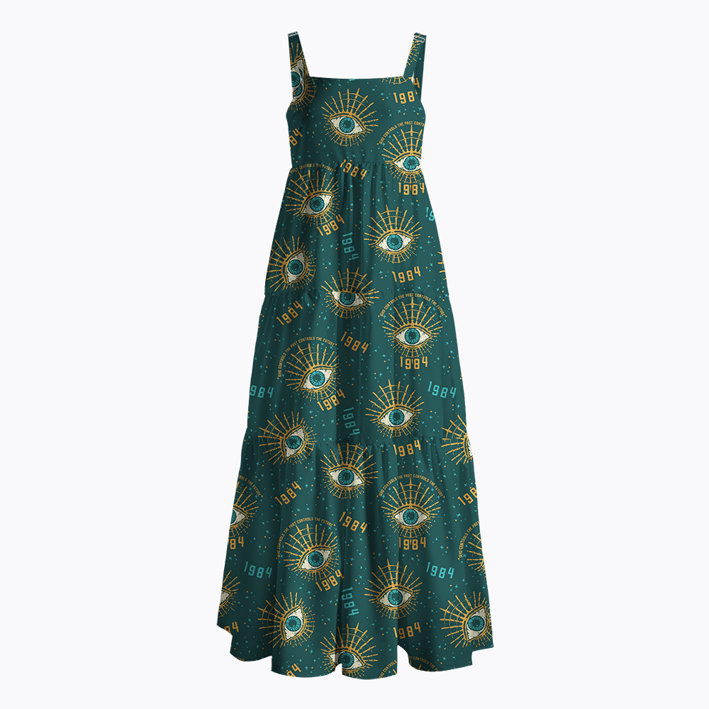 George Orwell Control The Future  Maxi Dress
