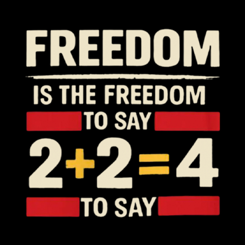 Freedom 2+2=4 Washed T-Shirt