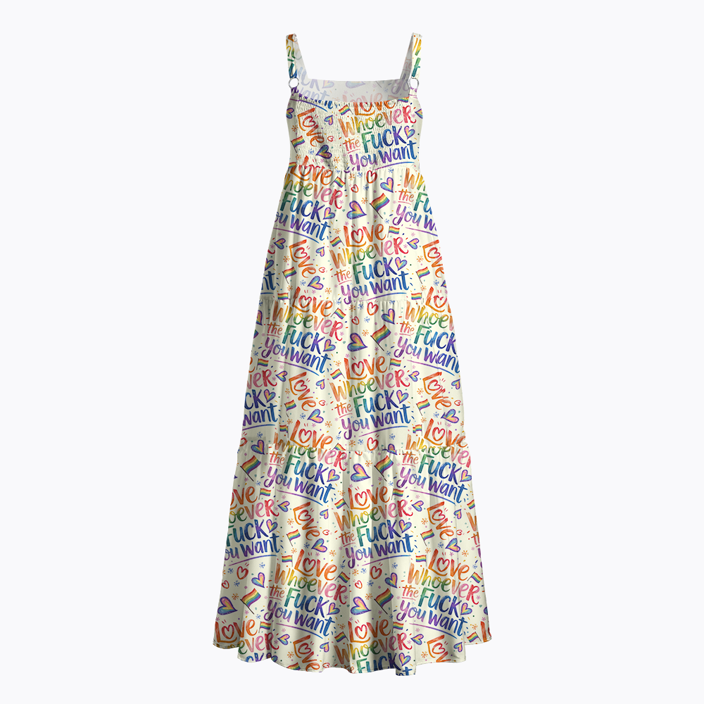 Love Whoever the Fuck you want Maxi Dress