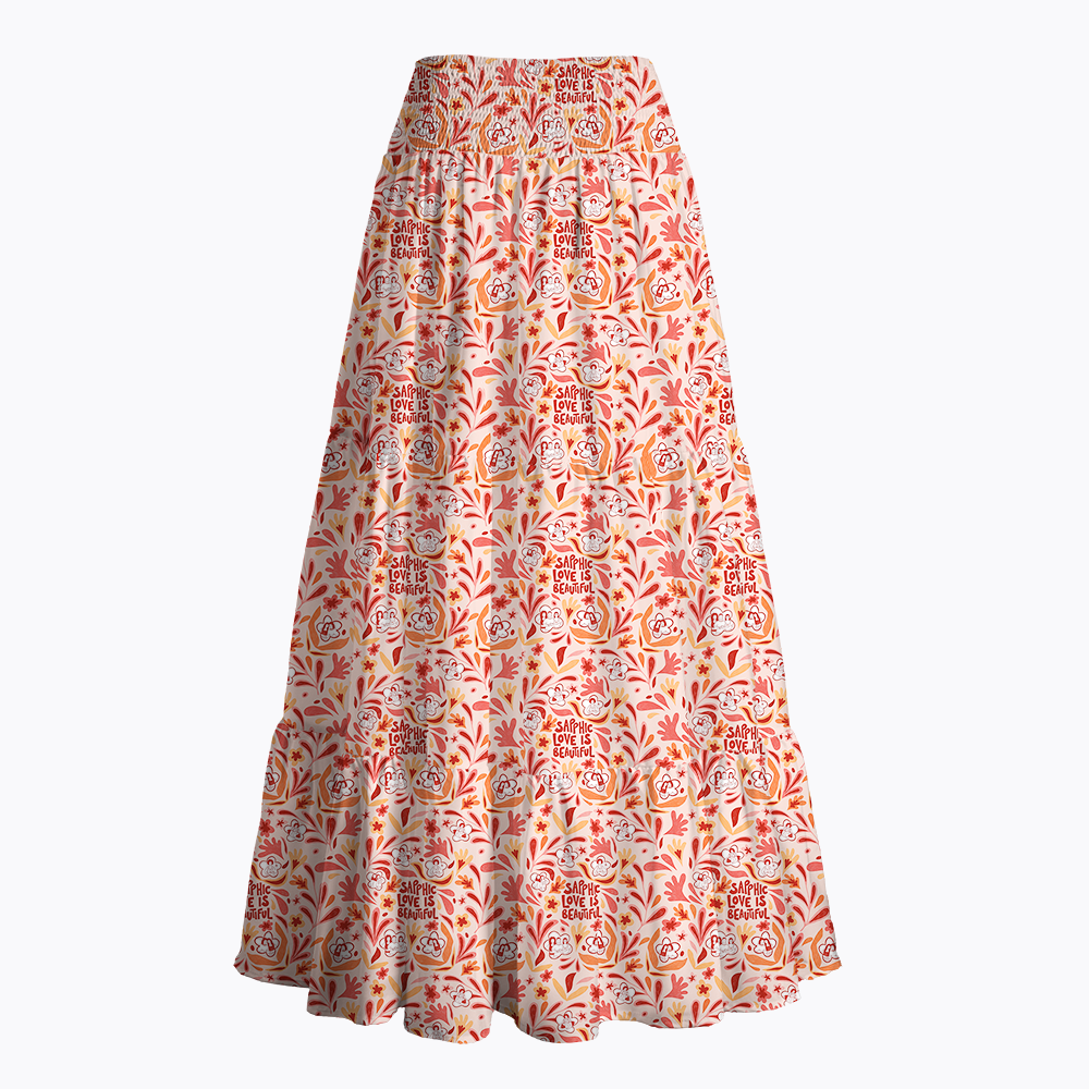 Sapphic Love is Beautiful Maxi Skirt