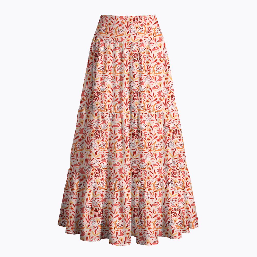 Sapphic Love is Beautiful Maxi Skirt