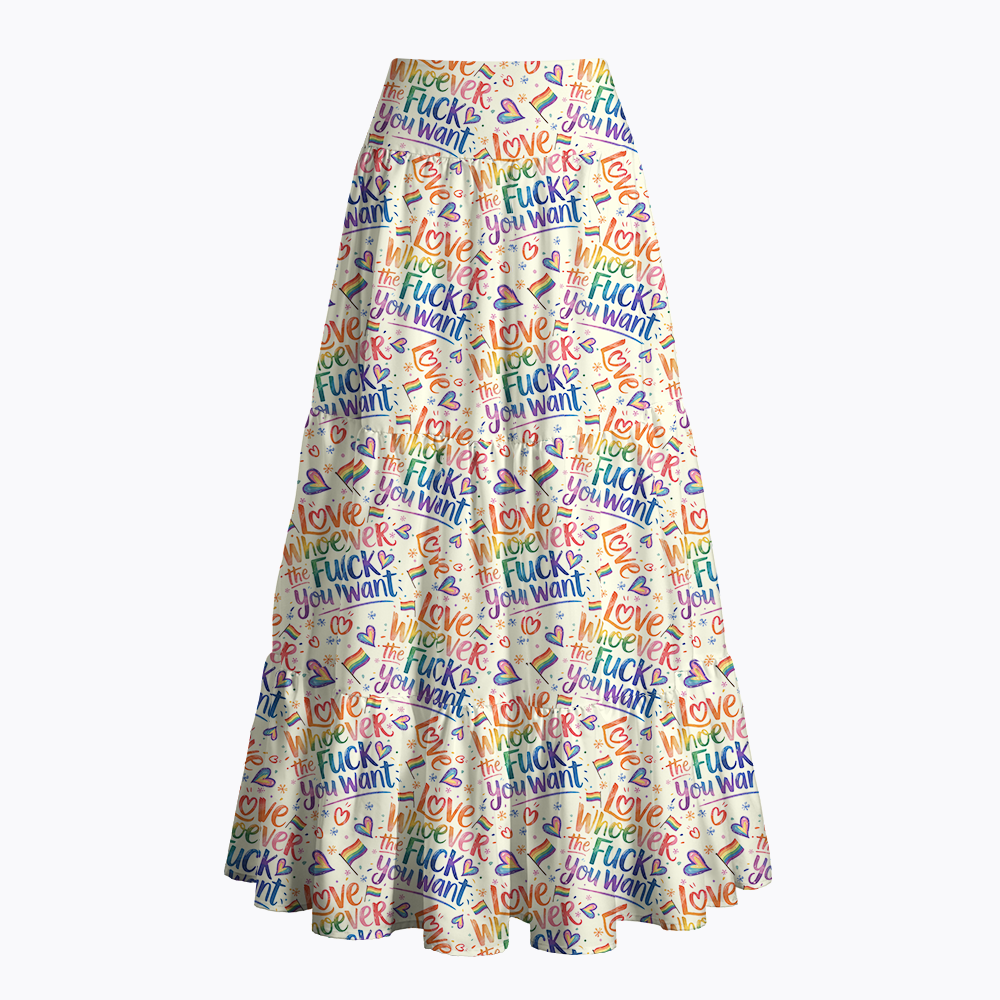 Love Whoever the F*k You Want Maxi Skirt