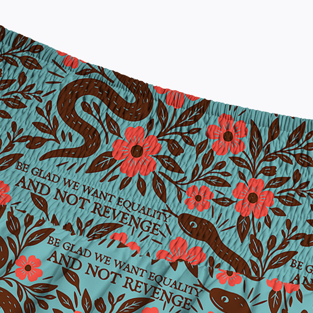 Be Glad We Want Equality and Not Revenge Feminist Maxi Skirt